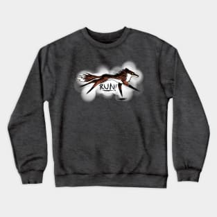 Run! Demon Fox (Colour Version) Crewneck Sweatshirt